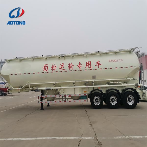 Tri Axle Stainless Steel Tanker Trailer 40000L-50000L Capacity