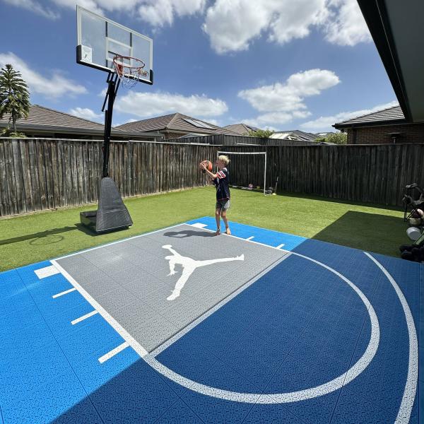 34x34cm*1.8cm anti-slip material Multi Sport pP Interlocking Tiles Outdoor Sports Floor basketballTiles