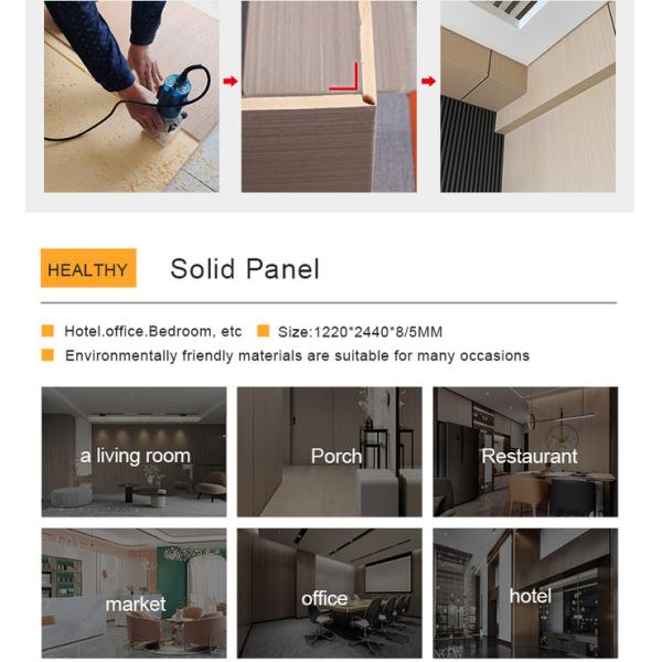 Доказательство прессформы панелей стены облицовки древесины угля водоустойчивой ткани бамбуковое