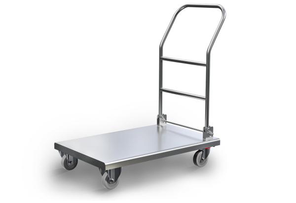 300KG 400KG Heavy Duty Platform Trolley Blue Hand Truck Push Cart