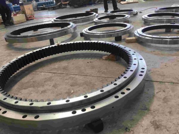 Double Row Slewing Ring Bearing Large Size Turntable For Deck Crane, Wind Power