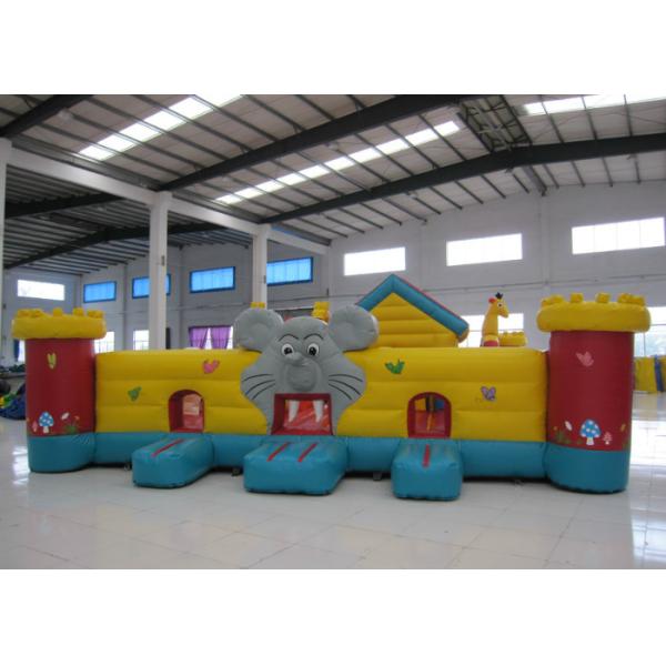 Cute Animal Inflatable Kids Bounce House PVC inflatable house use bouncy Elephant Dog Animals Inflatable Fun House