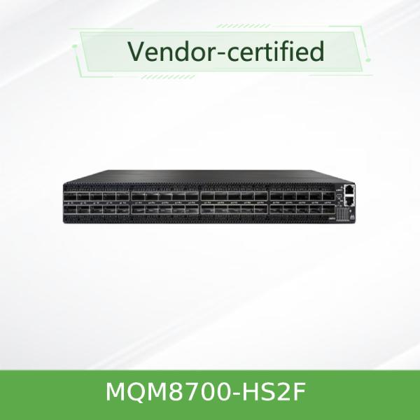 MQM8700-HS2F(920-9B110-00FH-0MD)  Quantum Mellanox network Hdr Switch 40 Ports 200 Gbit/S 40 Infiniband Ports
