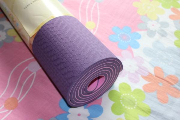 TPE yoga mat with label /best yoga mat for wholesale