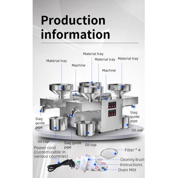 Mini Mustard Oil Press Machine Home Oil Press Machine Instant Oil Press Machine