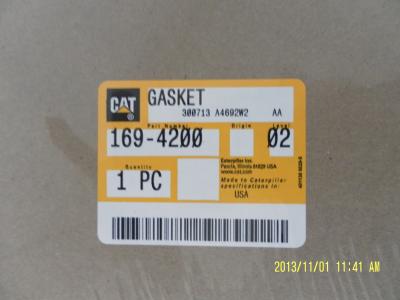 O gerador de CAT-partserpillar parte o motor 3306, número da peça 169-4200, gaxeta