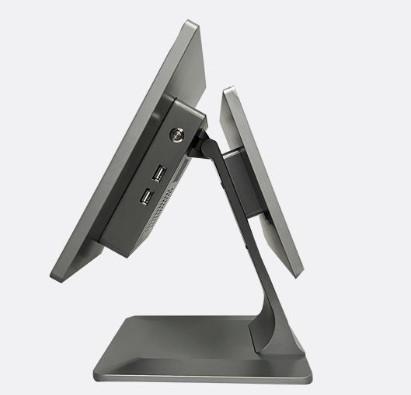 15.6 Dual Touch Screen Cash Register Systems Terminal All in One POS Machine AI Smart Billing Software Mobile NFC for Retail