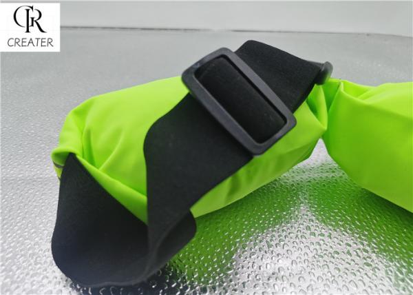 Fashion Reflective Mens Waist Bags Light Blue With Two Pockets