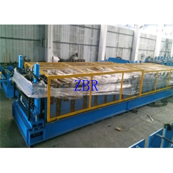 Steel Roof Panel Roll Forming Machine , Metal Roof Panel Machine Solid Shaft