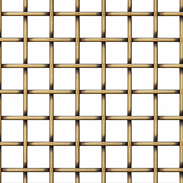 Decorative Stainless Steel Cladding Metal Facade Panel Woven Wire Mesh