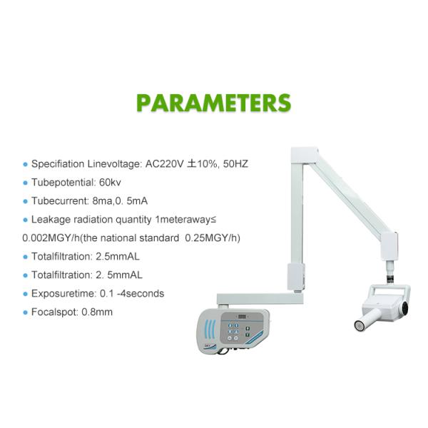 Панорамный блок рентгеновского оборудования цифров кс установленный стеной зубоврачебный
