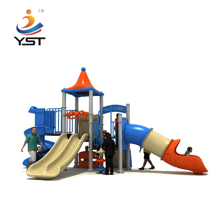 PVC ASTM покрыл пластиковое скольжение спортивной площадки детей для детей