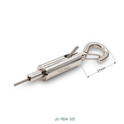 F3-307 Steel Wire Rope Fork Gripper M4 Thread 57mm for Lighting Suspension System