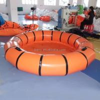 A laranja portátil da associação de água do PVC de EN71 0.6mm caçoa a piscina inflável