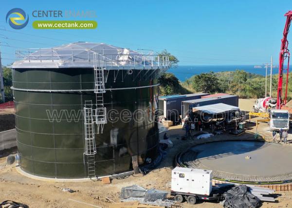 Center Enamel: Elevating Performance and Environmental Control in Holding Tanks with Advanced Aluminum Dome Roofs