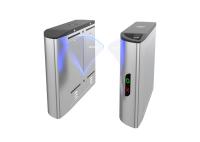304Stainless Steel Automatic Door Flap Barrier Gate With Recognition Entrance Control Card Contact
