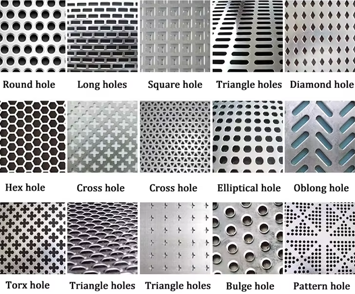 304 Stainless Steel Metal Punch Plate 3mm 4mm 5mm Perforated Sheet Metal