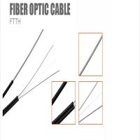 1 km 2 km 3 km de madera contrachapada tambor FTTH Fibra óptica caída de cable 1 núcleo de modo único interior de fibra óptica de cable