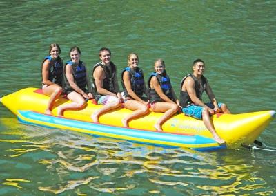 Jogos infláveis da água dos peixes de voo, serviço inflável do OEM da banana do voo