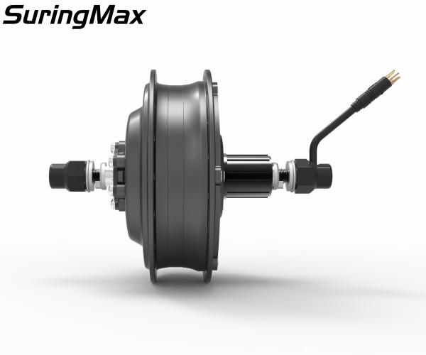 Brushless Gear Cassette Bicycle Electric Motor Kit 48v500w With Thumb Throttle