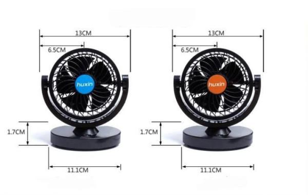 4 W Power Universal Car Accessories , 360 Degree Rotatable Mini Fan For Car