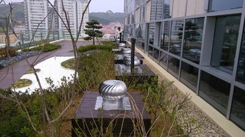 Plastic Wind Power Attic ventilator Color Steel for professional product