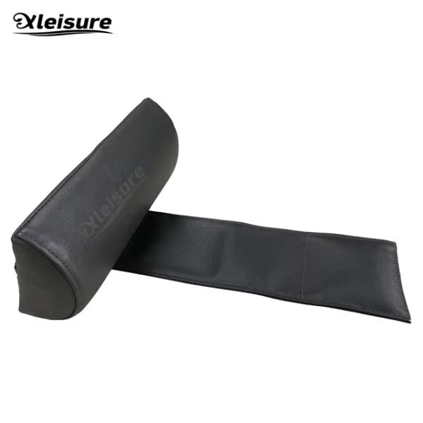 Customizable Logo Movable Spa & Hot Tub Headrest Pillow Grey Vinyl Bathhtub Accessory for your Ice Bathtub Accessories