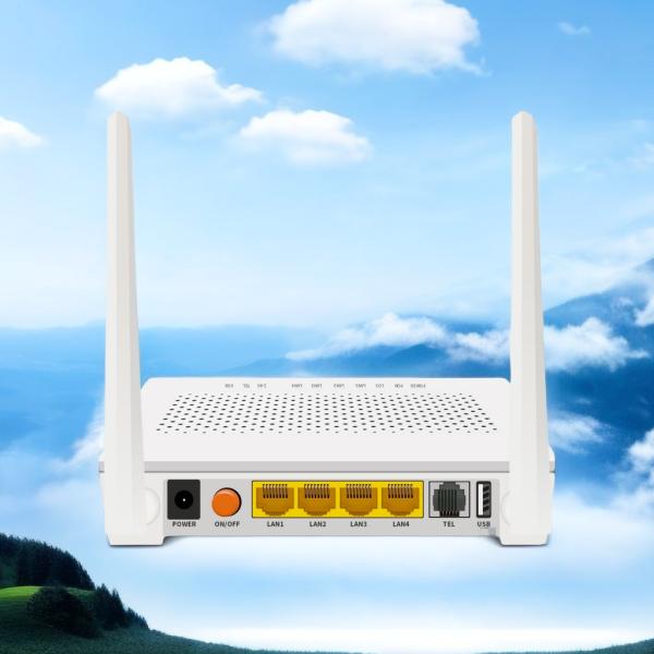 Компактный 4G LTE WiFi маршрутизатор с 1*10/100/1000M 3*10/100M Ethernet и 1*RJ11 POTS Port