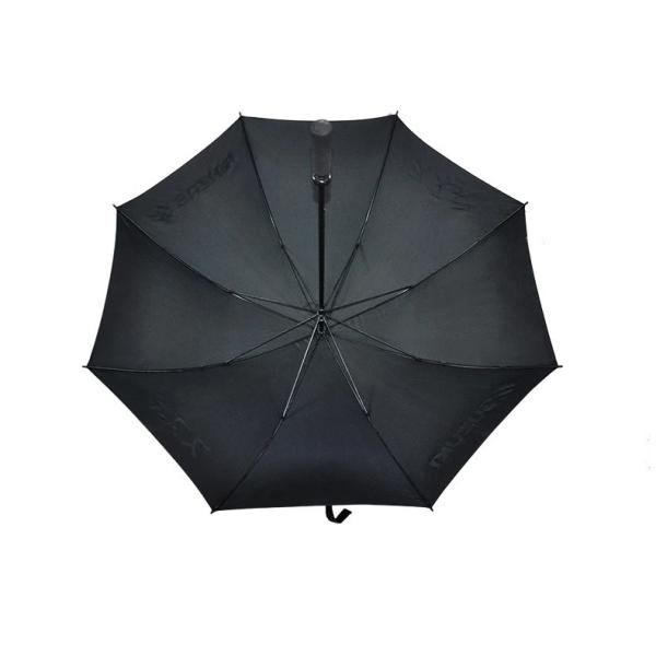 Eco-friendly RPET Cork Handle Wooden Straight Golf Umbrella for Customized Branding