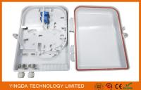 IIP68 extérieur 16 met en communication le plastique de blanc de boîte de DistributionTermination de diviseur de PLC de câble optique de fibre