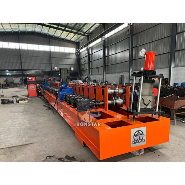 “Storage Rack Upright Post Roll Forming Machine Galvanized Steel Shelf Column Making Machine for Russia Full Automatic Storage Rack Upright Post Roll Forming Machine”