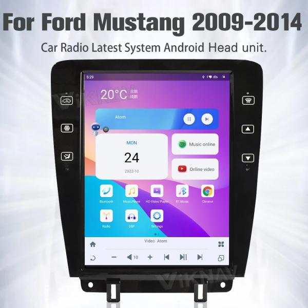 Viknav 12,1 дюймовый сенсорный экран 2009-2014 Mustang Ford Автомобильное радио Android Мультимедийный проигрыватель головный блок