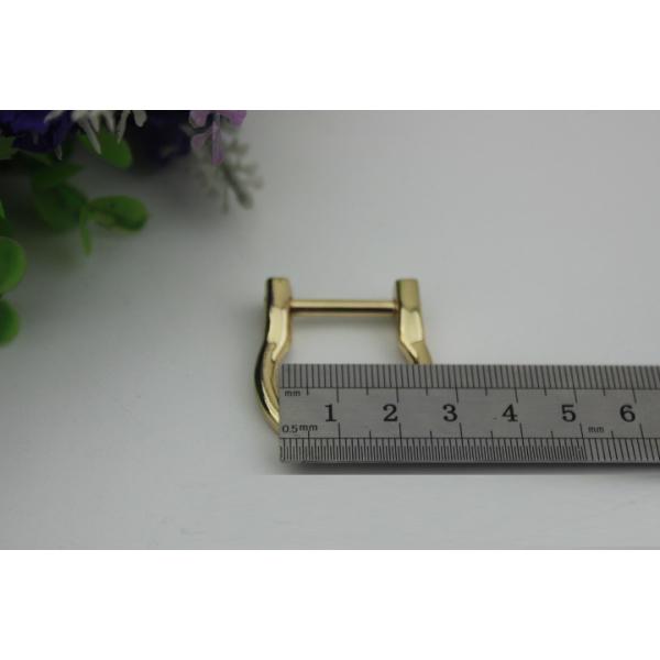 Bag metal d ring nickel free hanging plating,flexible zinc alloy d ring buckles