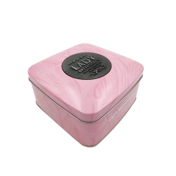 0.21mm Thickness Metal Packaging Cookies Gift Tin Cans Packaging Box Candy Metal Container