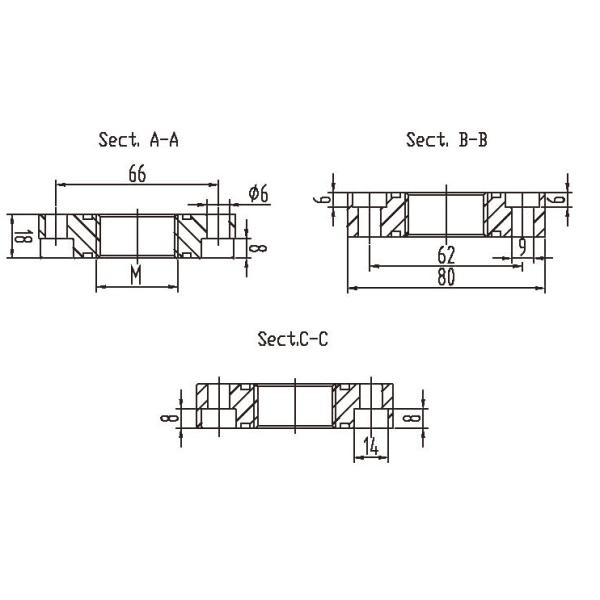 El acero de plata forjó el reborde para la bomba de la transferencia de combustible
