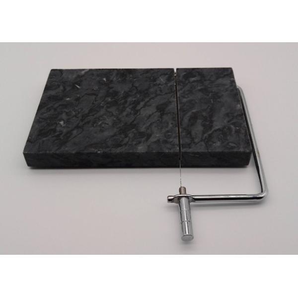 Black Marble Cheese Slicer Hand Tool Stainless Steel Wire For Cutting