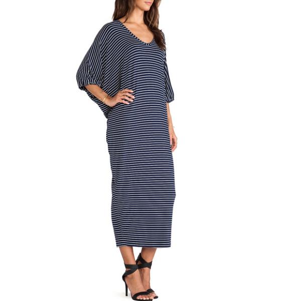 Women Knitted Kaftan Maxi Dress