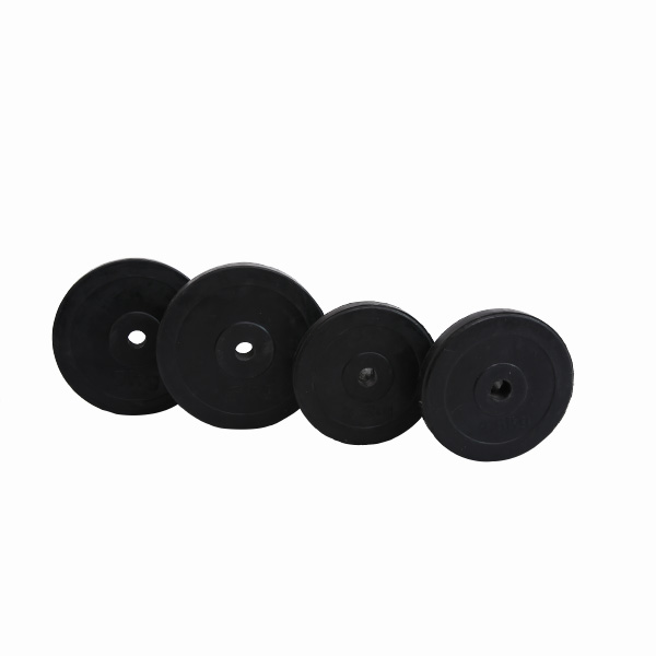 Plastic Coated 10kg Weight Plates , Dia33.8cm Barbell Weight Plates