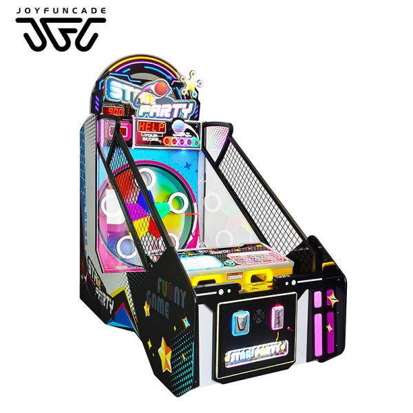 Star Party Arcade Machine Kid Interactive Ball Toss Ticket Redemption Game