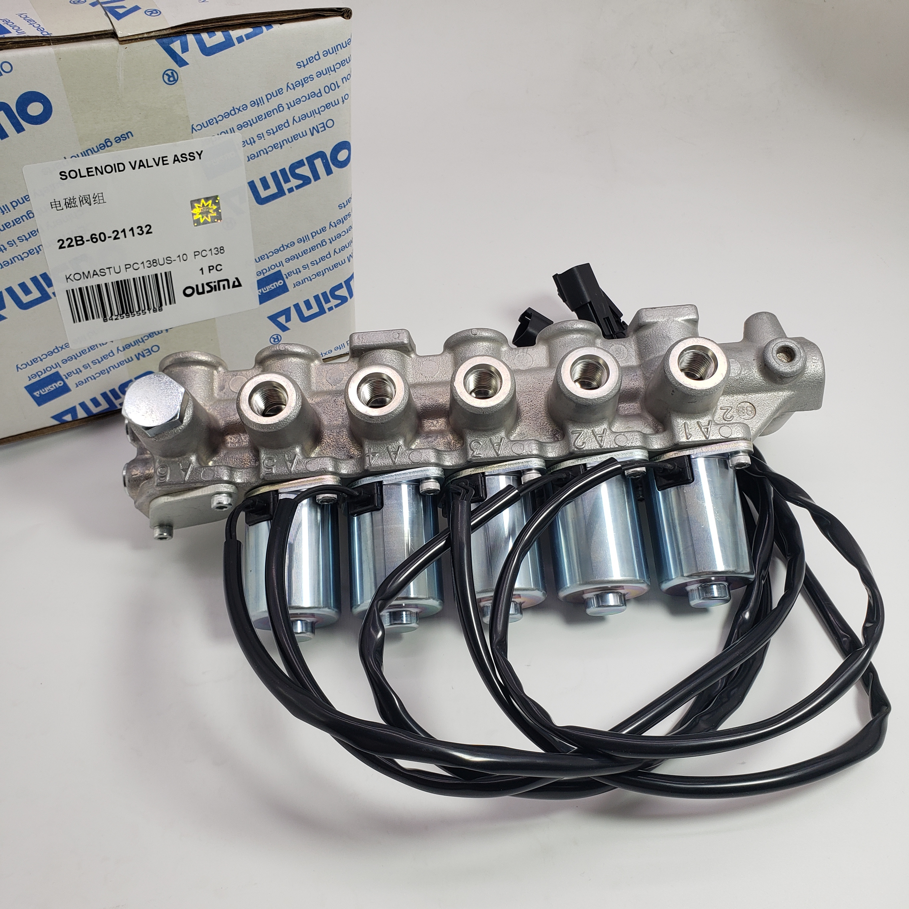 Excavator Solenoid Valve Group 22B-60-21132  For KOMATSU PC138US-10 PC138