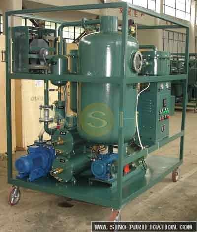 9000L/H Dehydration Decoloration Double-Stage Vacuum Transformer  Oil Purifier