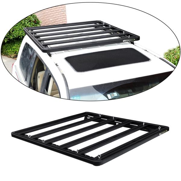 LC200 Car Roof Rack Aluminum Alloy Universal Roof Rack 4x4 with Laser Cutting Process