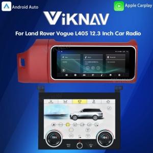 Viknav 12.3 インチタッチスクリーン カーラジオとAC ランドローバー レンジローバー ヴォーグ L405 2013-2017 マルチメディアプレーヤ