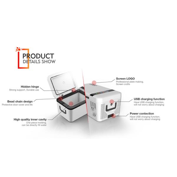 CE располагаясь лагерем 45W холодильник 15 литров мини