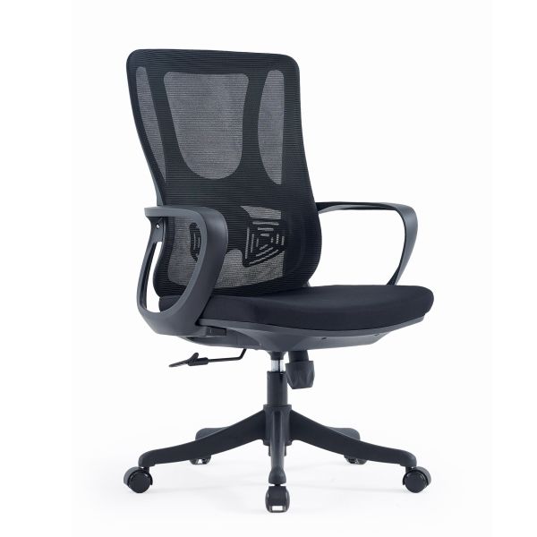 Promotional Executive Mesh Office Chair Low Back Swivel With Lumbar Support