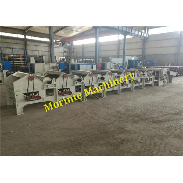 8 rollers cotton waste recycling machine yarn waste processing for yarn making