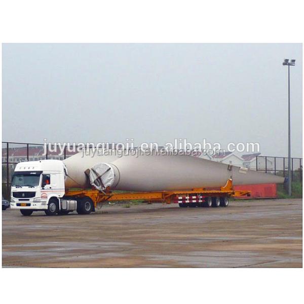 Special Transport Wind Blade Semi Trailer with Fuwa 13ton Axle 16000mm*3000mm*3150mm