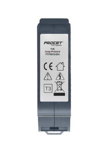 Single Port Outdoor Ethernet Surge Protector 2 Rj45 Ports 802.3af / At / Bt / Poe++