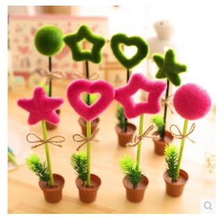New creative gift product  potted plant ball point pen