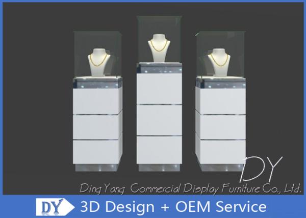 Contemporary MDF Jewelry Display Stand / Jewelry Display Cabinet